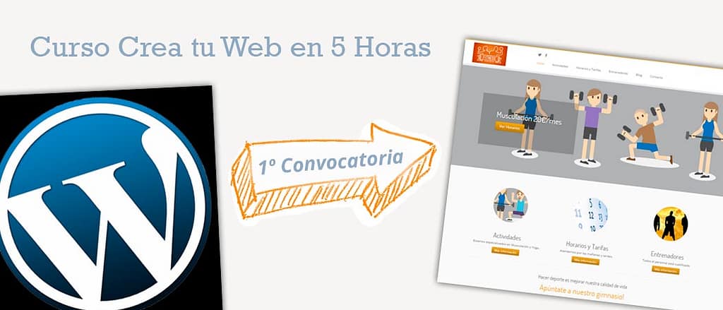 Crear una web de WordPress en 5 horas. Cádiz. San Fernando y Online